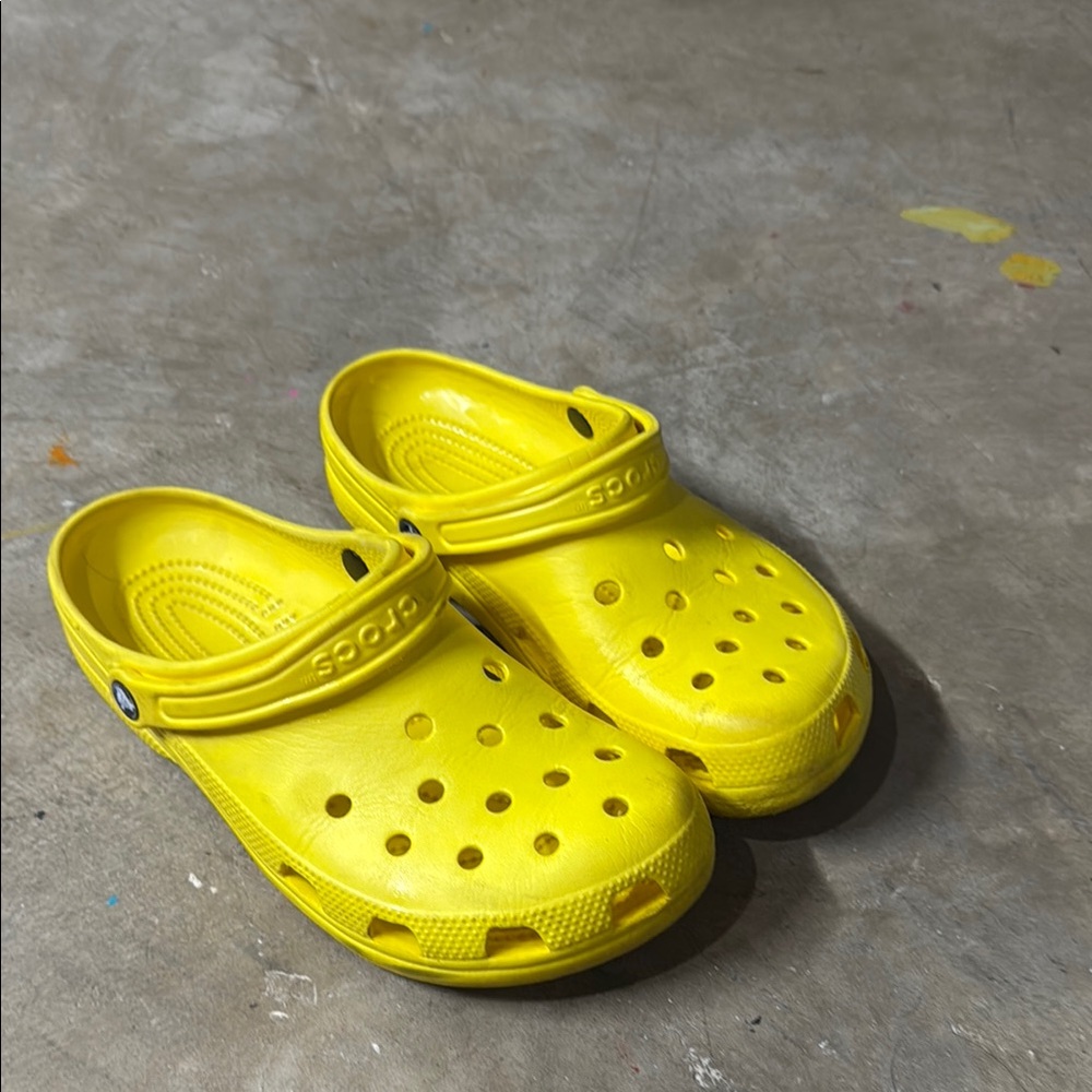 CROCS Yellow Mens 10.5